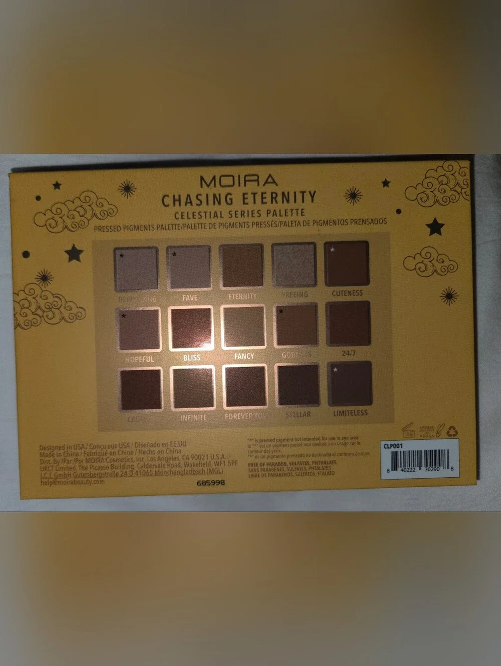 Moira Chasing Eternity Eyeshadow Palette
